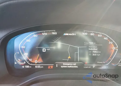 2025 BMW X4 M40I z USA, uszkodzony, nr VIN 5UX43DT04S9051008